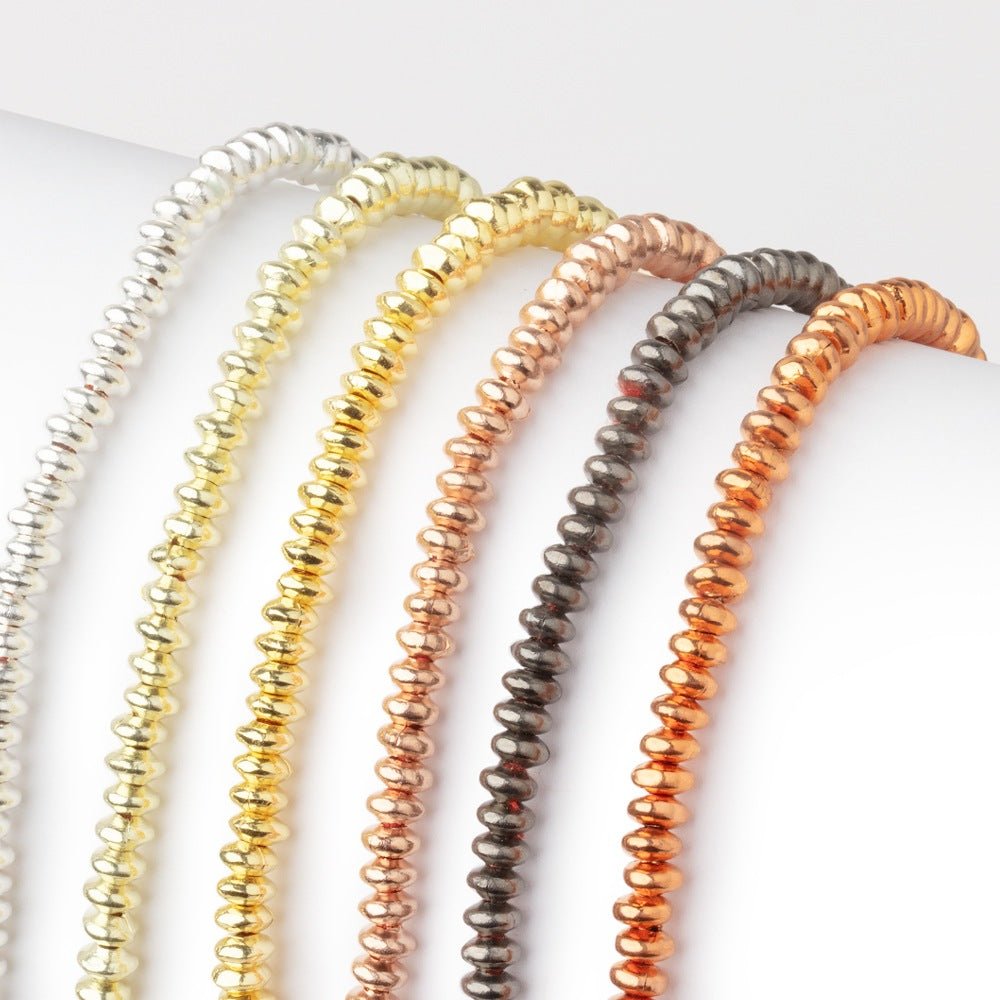 4mm Polished Disc Beads (ONLINE ORDER ONLY)