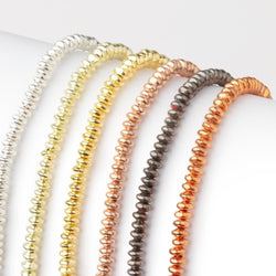 4mm Polished Disc Beads (ONLINE ORDER ONLY)