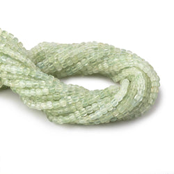 4mm Prehnite Micro Faceted Cube Beads 12 inch 80 pieces