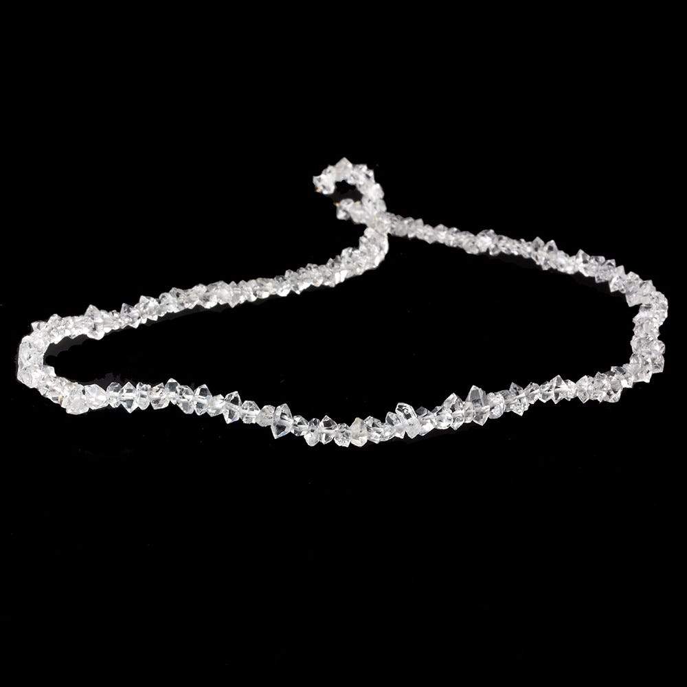 3x2mm Double Terminated Quartz Crystals 170 beads 16 inch (ONLINE ORDER ONLY)