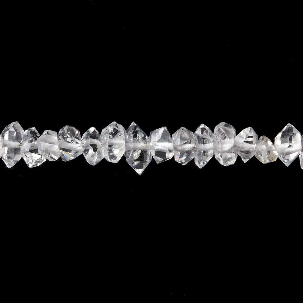 3x2mm Double Terminated Quartz Crystals 170 beads 16 inch (ONLINE ORDER ONLY)
