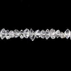 3x2mm Double Terminated Quartz Crystals 170 beads 16 inch (ONLINE ORDER ONLY)