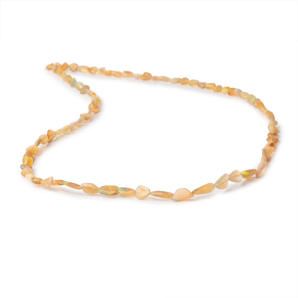 4x3.5-8x4.5mm Golden Ethiopian Opal Plain Nugget Beads 18 inch 72 pieces (ONLINE ORDER ONLY)