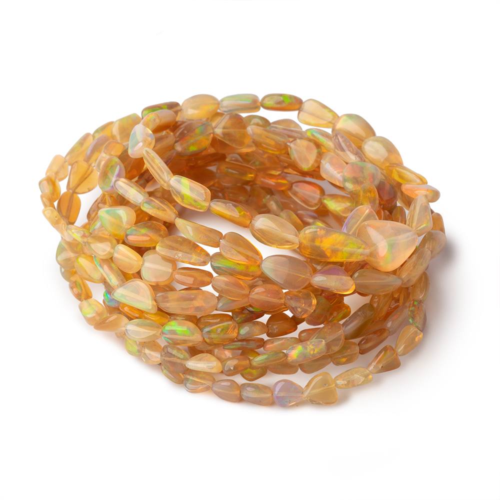 4x3.5-8x4.5mm Golden Ethiopian Opal Plain Nugget Beads 18 inch 72 pieces (ONLINE ORDER ONLY)