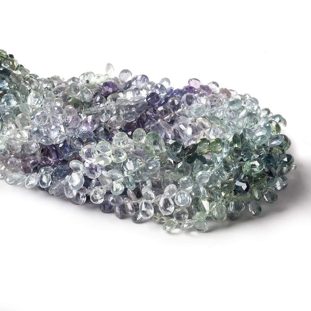 4x3mm Fancy Sapphire Pear Briolette 8 inch 106 pcs (ONLINE ORDER ONLY)