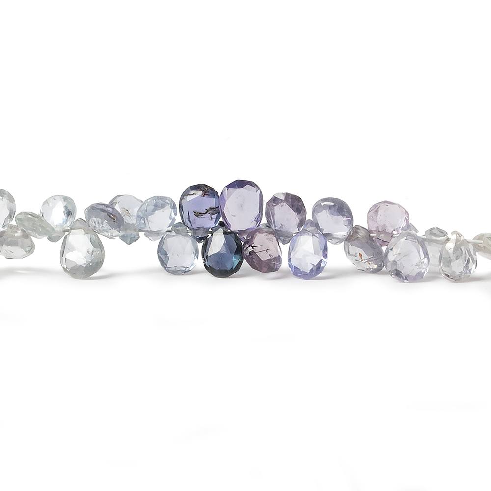 4x3mm Fancy Sapphire Pear Briolette 8 inch 106 pcs (ONLINE ORDER ONLY)