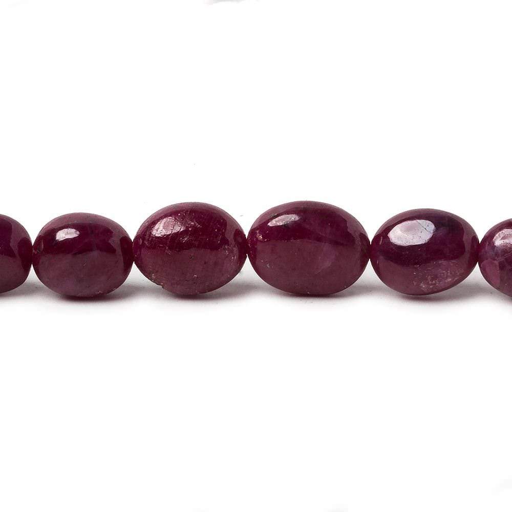 4x5-5x6mm Ruby Plain Oval Nugget 20.5 inch 83 pieces (ONLINE ORDER ONLY)