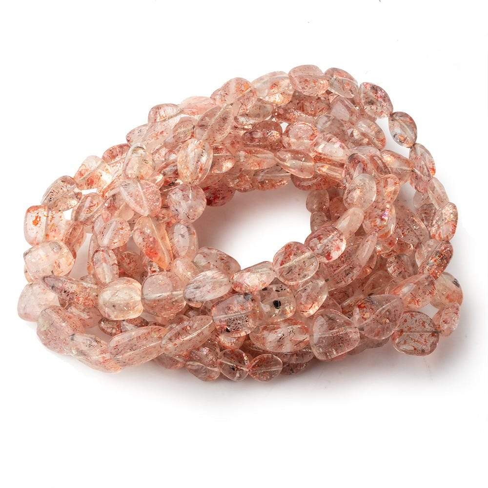 4x4-8x7mm Sunstone Plain Nugget Beads 17 inch 70 pieces (ONLINE ORDER ONLY)