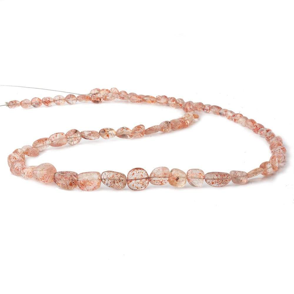 4x4-8x7mm Sunstone Plain Nugget Beads 17 inch 70 pieces (ONLINE ORDER ONLY)
