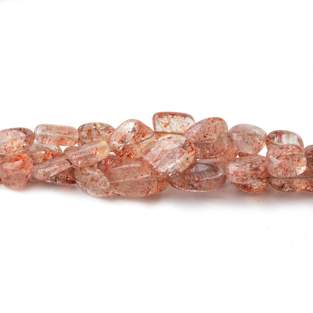 4x4-8x7mm Sunstone Plain Nugget Beads 17 inch 70 pieces (ONLINE ORDER ONLY)