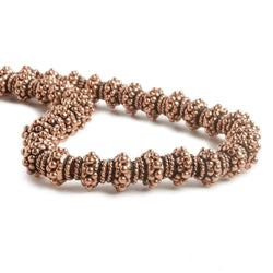 4x7mm Copper Bead Cap 8 inch 65 pcs (ONLINE ORDER ONLY)
