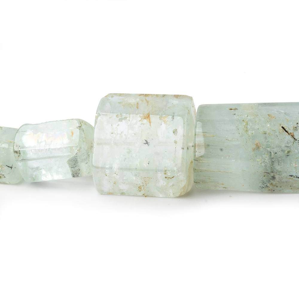 4x8-26x13mm Aquamarine Straight Drilled Natural Crystals 16 inch 33 beads (ONLINE ORDER ONLY)