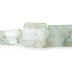 4x8-26x13mm Aquamarine Straight Drilled Natural Crystals 16 inch 33 beads (ONLINE ORDER ONLY)