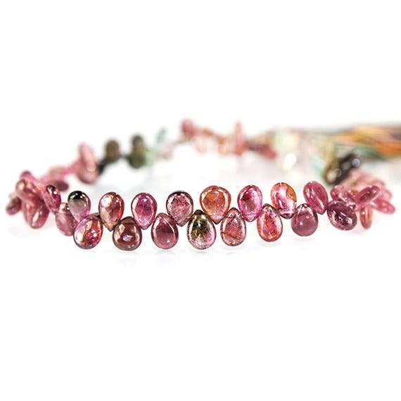 5-6mm Multi Color Afghani Tourmaline Plain Pear (ONLINE ORDER ONLY)