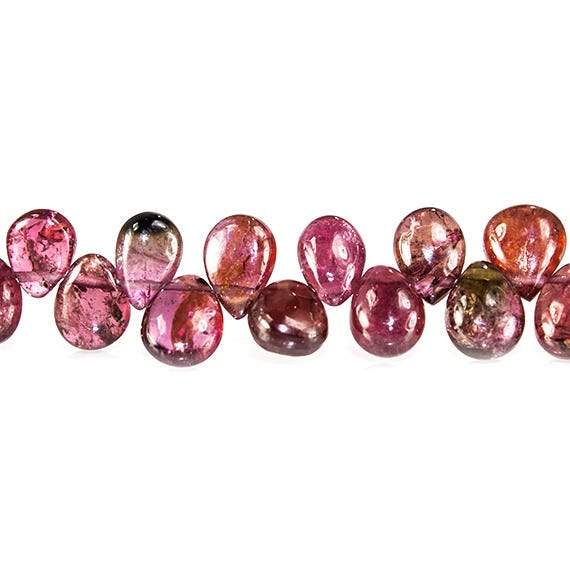 5-6mm Multi Color Afghani Tourmaline Plain Pear (ONLINE ORDER ONLY)
