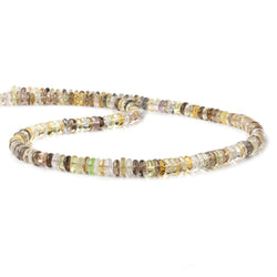 5-6mm Multi-Gemstone Plain Rondelle Beads 16 inch 177 pieces (ONLINE ORDER ONLY)