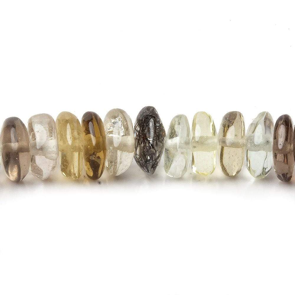 5-6mm Multi-Gemstone Plain Rondelle Beads 16 inch 177 pieces (ONLINE ORDER ONLY)