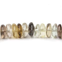 5-6mm Multi-Gemstone Plain Rondelle Beads 16 inch 177 pieces (ONLINE ORDER ONLY)