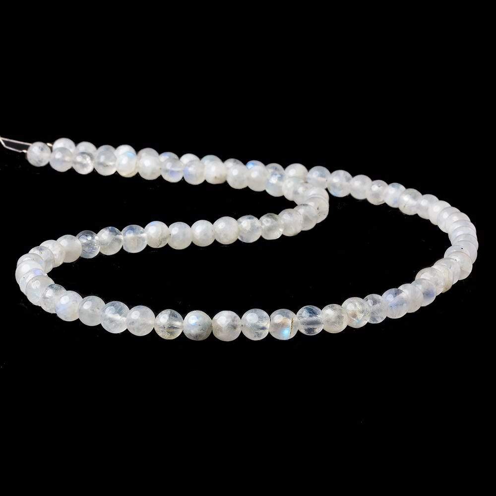 5-6mm Rainbow Moonstone Beads Plain Round Beads 14 inch 58pcs (ONLINE ORDER ONLY)