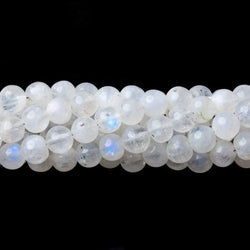 5-6mm Rainbow Moonstone Beads Plain Round Beads 14 inch 58pcs (ONLINE ORDER ONLY)