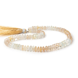 5-7.5mm Imperial Topaz German Faceted Rondelle Beads 12 inch 103 pieces (ONLINE ORDER ONLY)