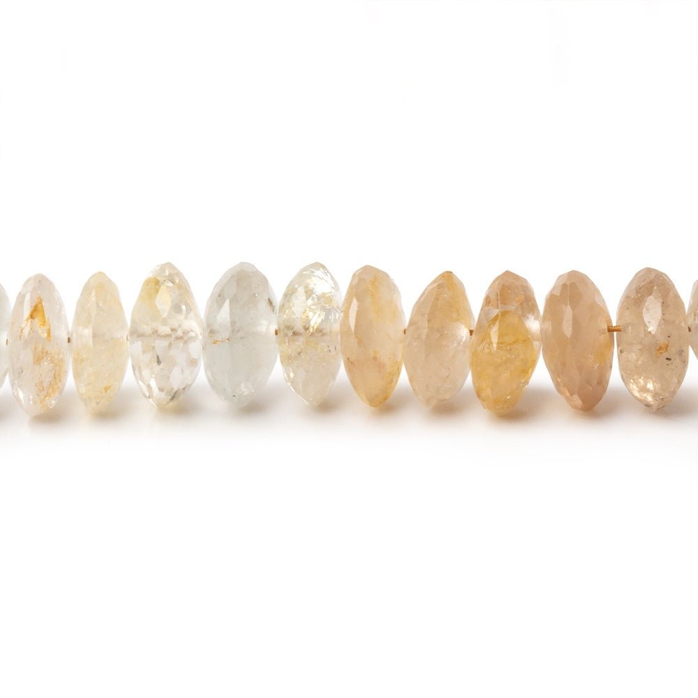 5-7.5mm Imperial Topaz German Faceted Rondelle Beads 12 inch 103 pieces (ONLINE ORDER ONLY)