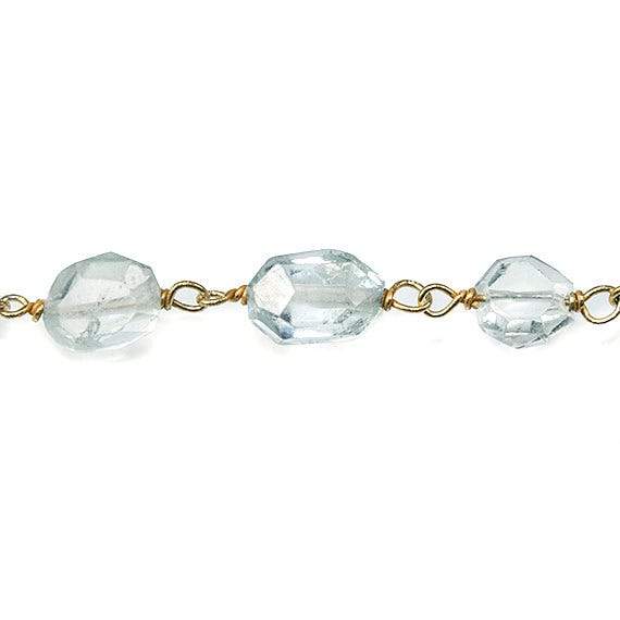 5-8mm Multi Beryl Vermeil Chain by the foot (ONLINE ORDER ONLY)