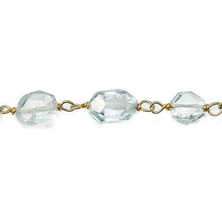 5-8mm Multi Beryl Vermeil Chain by the foot (ONLINE ORDER ONLY)