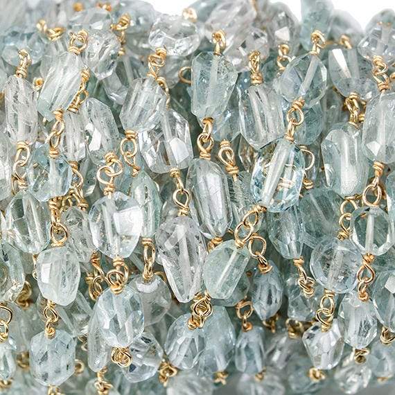 5-8mm Multi Beryl Vermeil Chain by the foot (ONLINE ORDER ONLY)