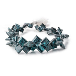 5-9mm Indigo Kyanite Bevel Cut Square Beads 7.5 inch 53 pieces (ONLINE ORDER ONLY)