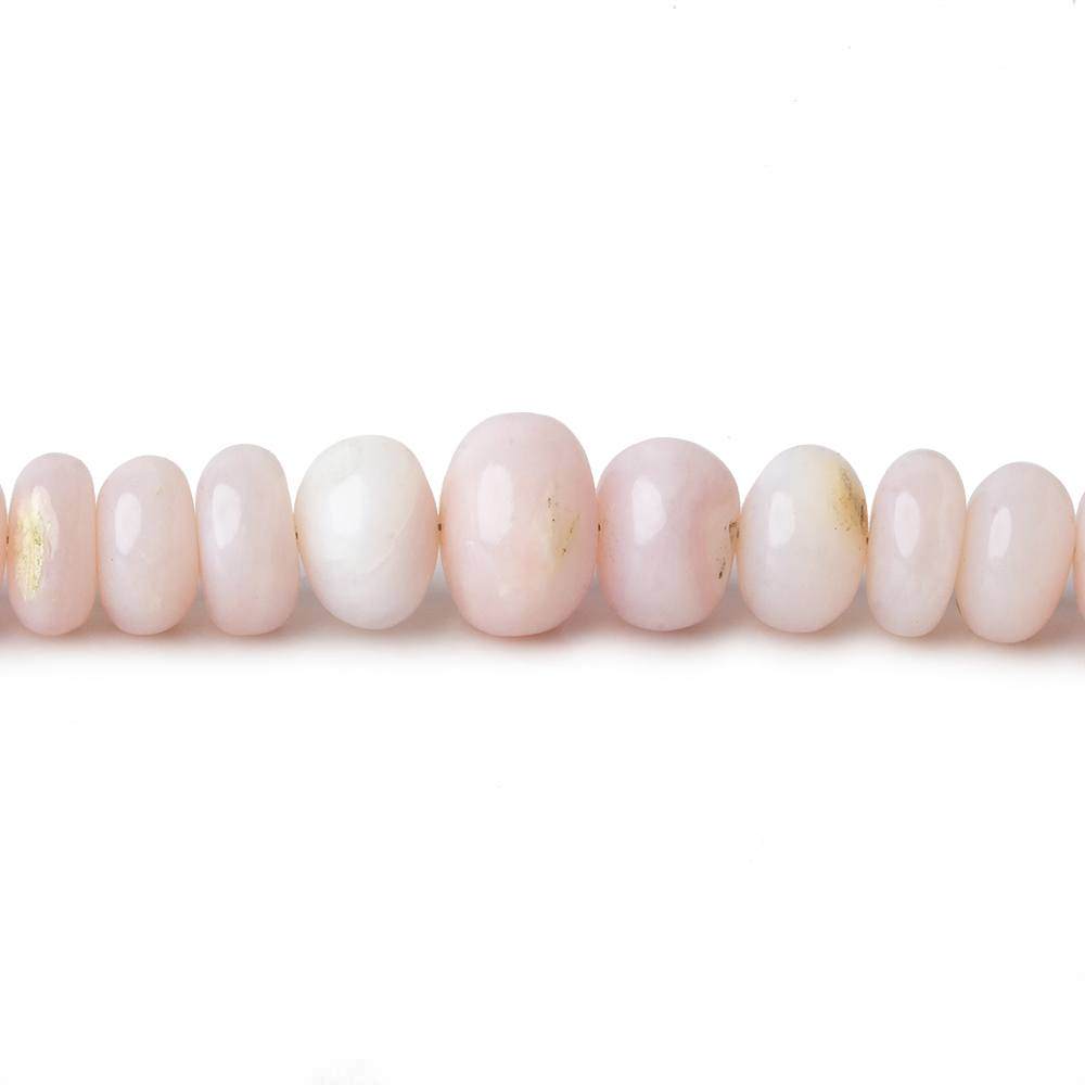 5-9mm Pink Peruvian Opal Plain Rondelle Beads 18 inch 114 pieces AAA (ONLINE ORDER ONLY)