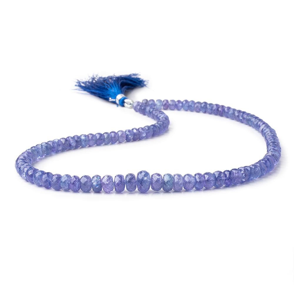 5-9mm Tanzanite Faceted Rondelle Beads 16 inch 105 pieces AA (ONLINE ORDER ONLY)