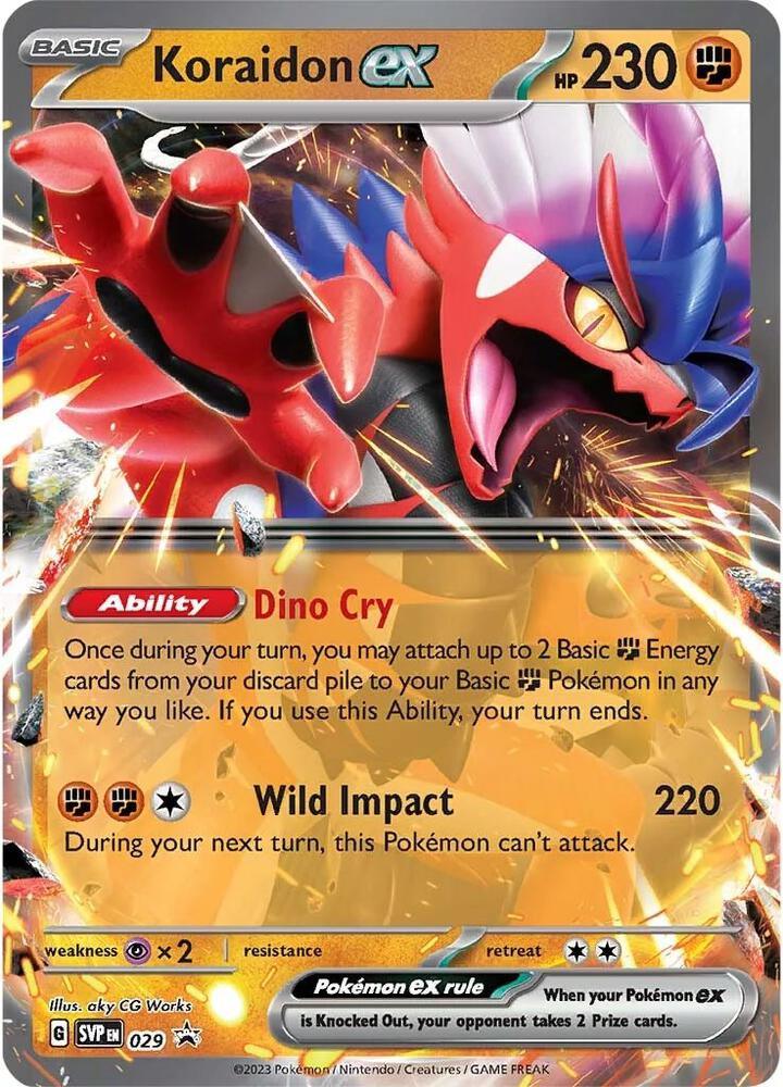 Koraidon ex (029) [Scarlet & Violet: Black Star Promos] (Online Only)