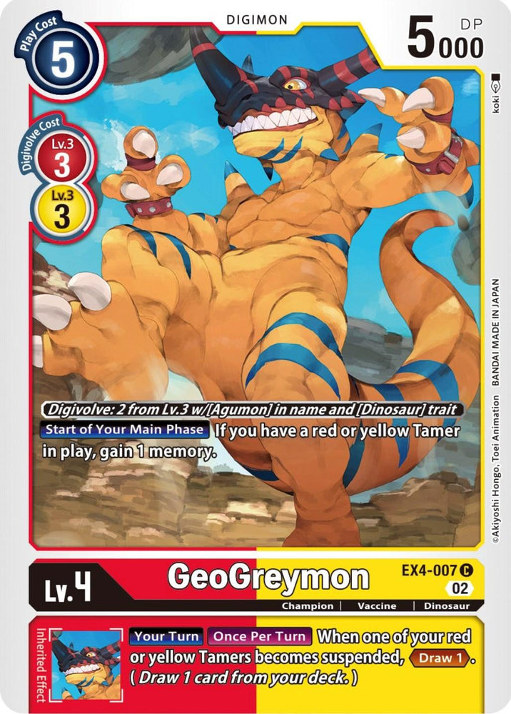 GeoGreymon [EX4-007] [Alternative Being Booster] (ONLINE ORDER ONLY)