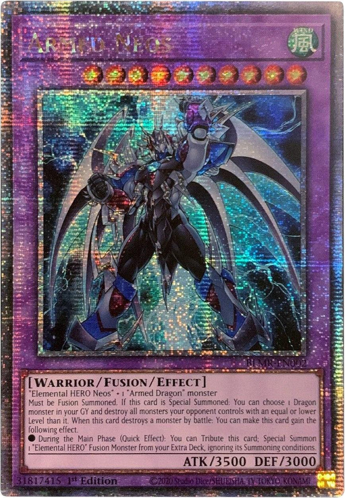 Armed Neos [BLMR-EN002] Quarter Century Secret Rare (ONLINE ORDER ONLY)