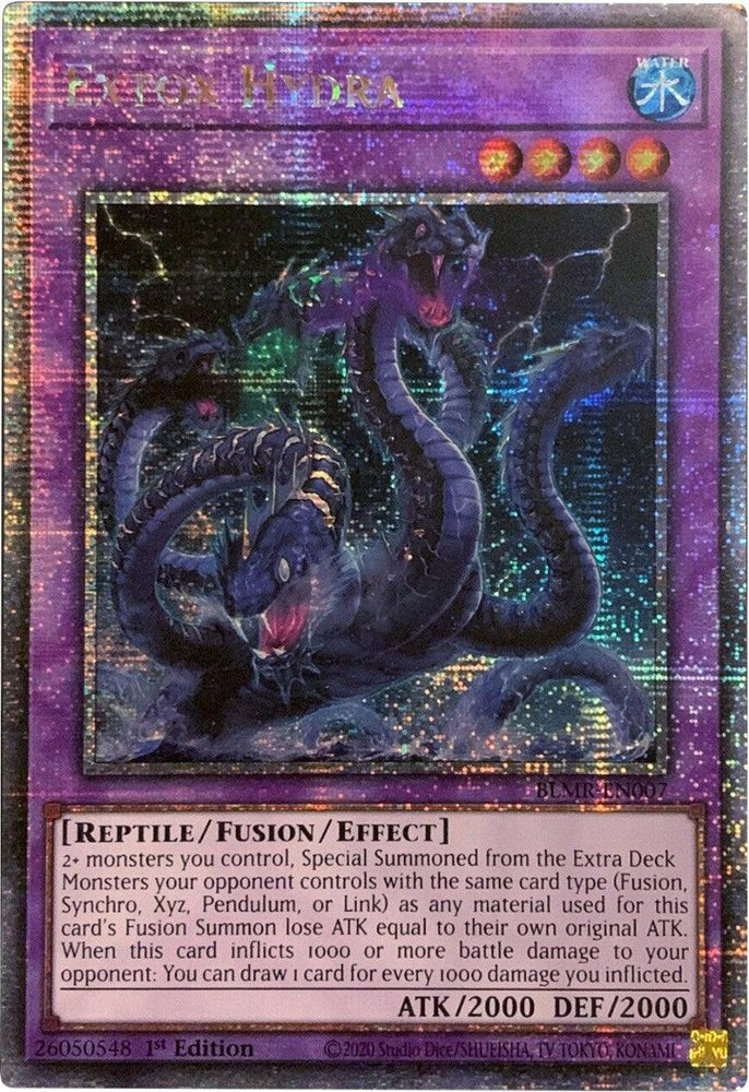 Extox Hydra [BLMR-EN007] Quarter Century Secret Rare (ONLINE ORDER ONLY)
