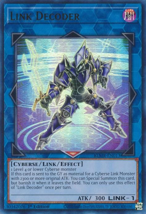Link Decoder [BLMR-EN013] Ultra Rare (ONLINE ORDER ONLY)