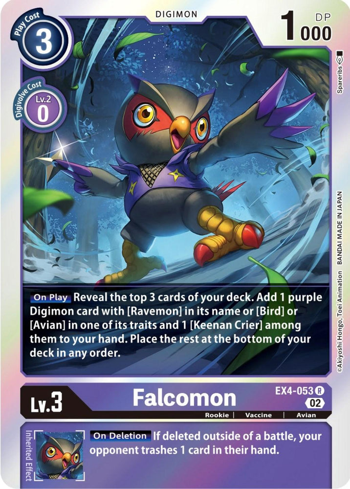 Falcomon [EX4-053] [Alternative Being Booster] (ONLINE ORDER ONLY)