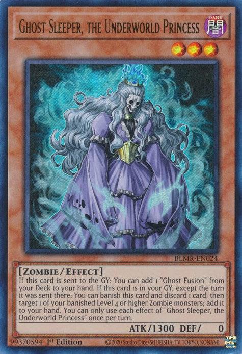 Ghost Sleeper, the Underworld Princess [BLMR-EN024] Ultra Rare (ONLINE ORDER ONLY)