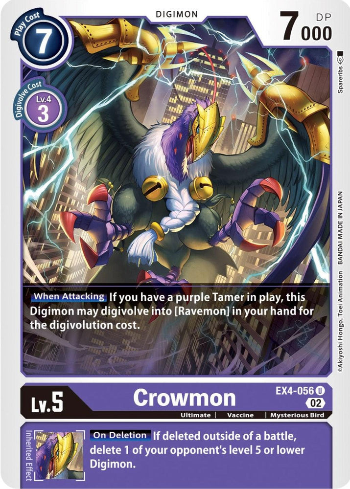 Crowmon [EX4-056] [Alternative Being Booster] (ONLINE ORDER ONLY)
