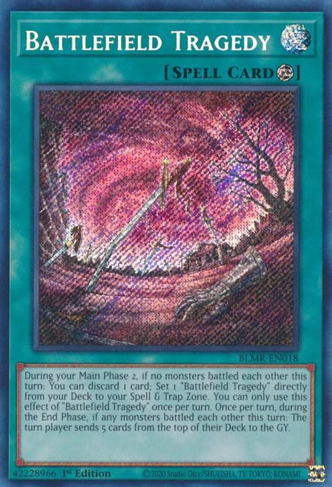 Battlefield Tragedy [BLMR-EN018] Secret Rare (ONLINE ORDER ONLY)