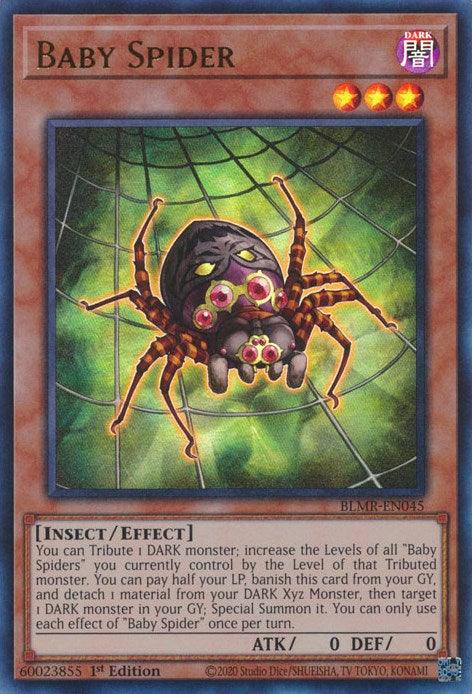 Baby Spider [BLMR-EN045] Ultra Rare (ONLINE ORDER ONLY)