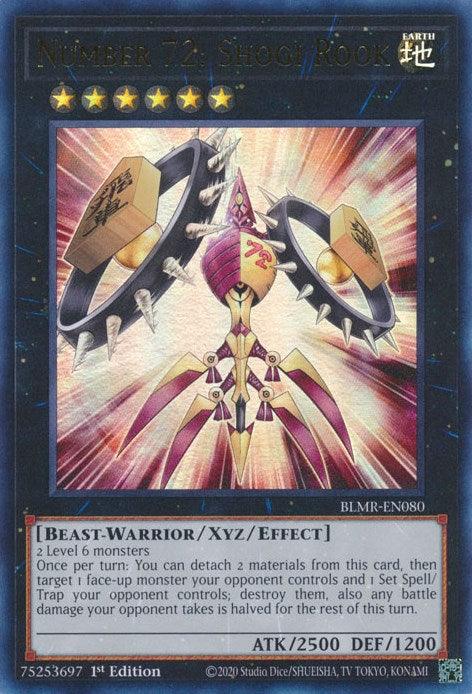 Number 72: Shogi Rook [BLMR-EN080] Ultra Rare (ONLINE ORDER ONLY)