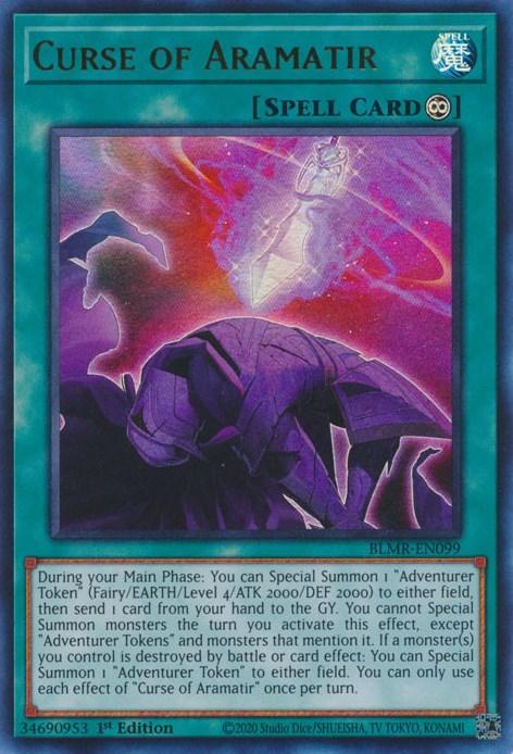 Curse of Aramatir [BLMR-EN099] Ultra Rare (ONLINE ORDER ONLY)