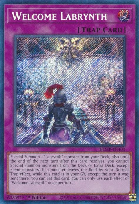 Welcome Labrynth [BLMR-EN102] Secret Rare (ONLINE ORDER ONLY)