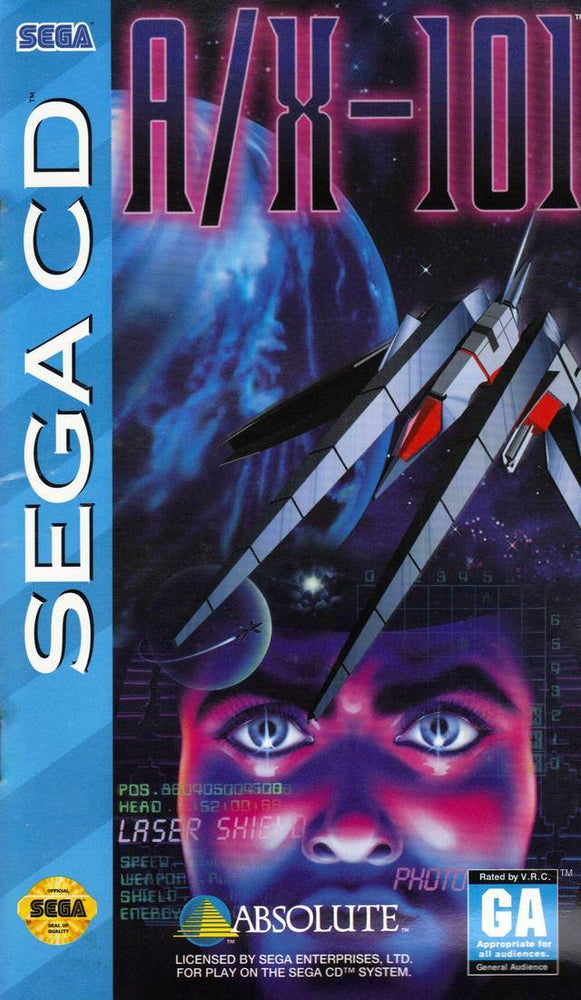 A/X-101 (Sega CD) (ONLINE ORDER ONLY)