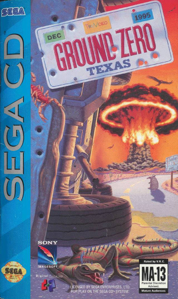 Ground Zero Texas (Sega CD) (ONLINE ORDER ONLY)