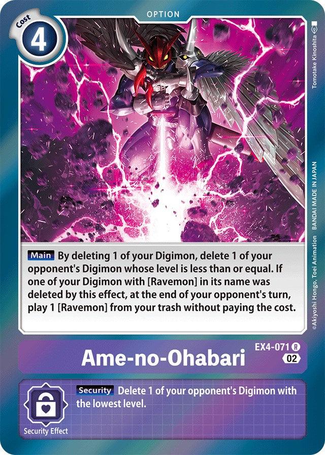 Ame-no-Ohabari [EX4-071] [Alternative Being Booster] (ONLINE ORDER ONLY)