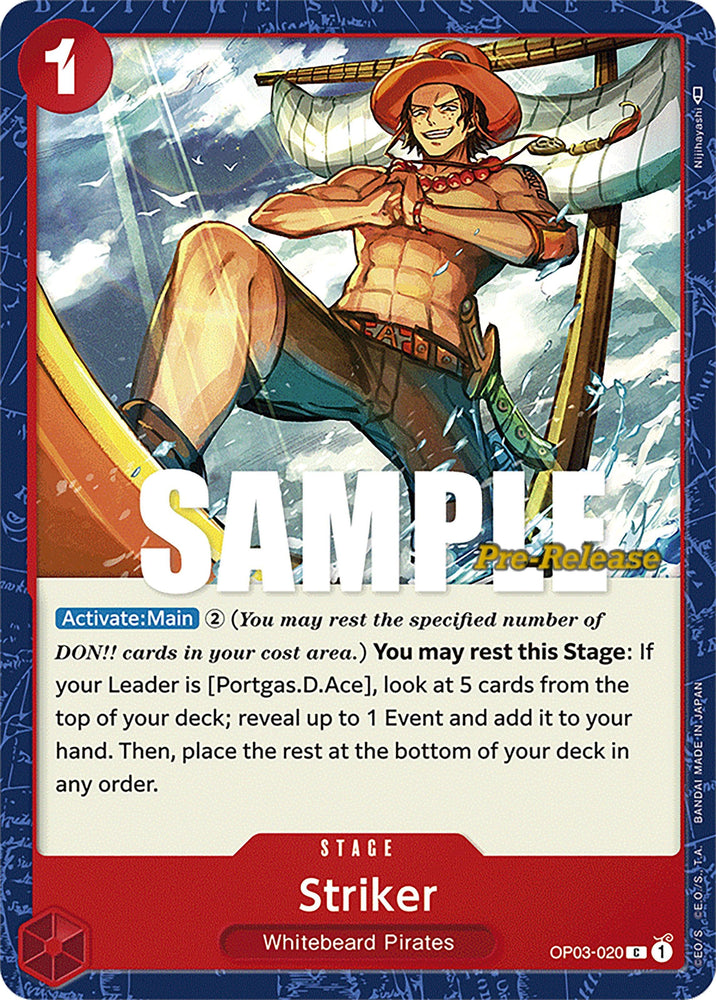 Striker [Pillars of Strength Pre-Release Cards] (ONLINE ORDER ONLY)