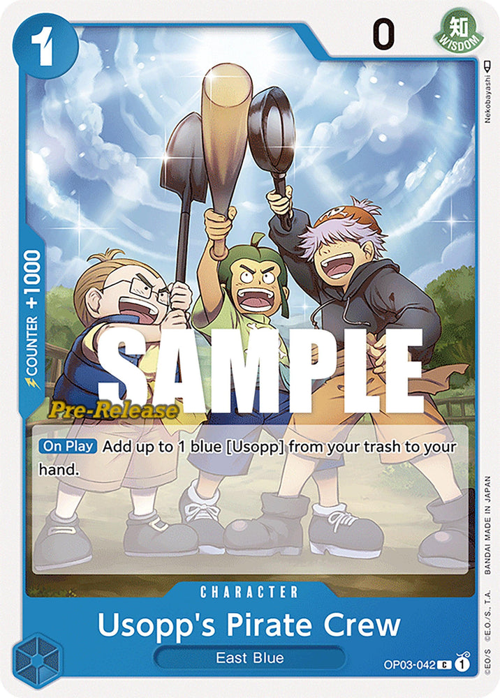 Usopp's Pirate Crew [Pillars of Strength Pre-Release Cards] (ONLINE ORDER ONLY)